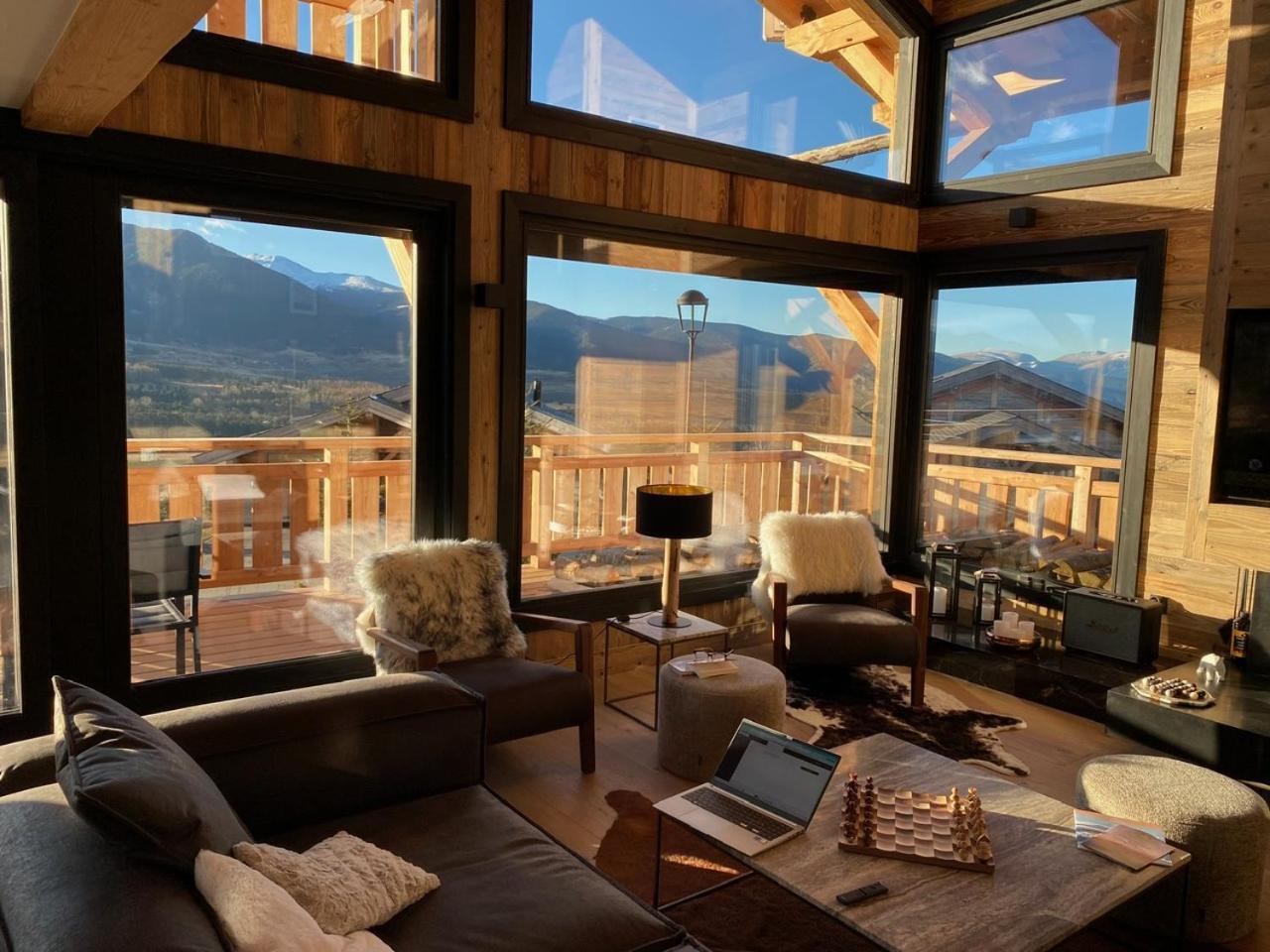 Chalet Aguila - Jacuzzi Et Sauna Panoramique - Construit En 2023 Bolquere Pyrenees 2000 Екстериор снимка